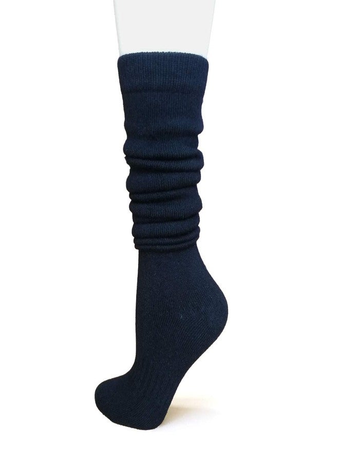 iMongol Pure Cashmere Women Men Knee High Casual Socks(Black, US 5-10) - Image 3